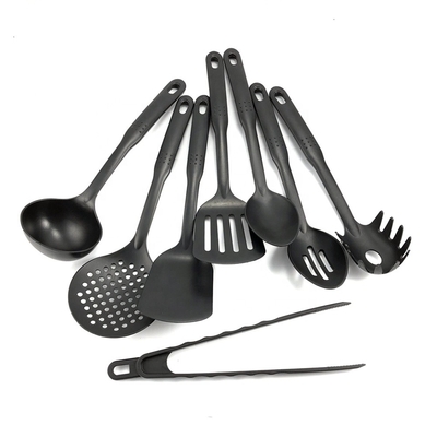 Strumenti da cucina sostenibili Set 7 pezzi Strumenti in nylon per utensili da cucina non appiccicosi Blu