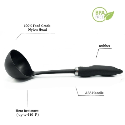 7 pezzi di utensili da cucina in nylon Set utensili da cucina in plastica sostenibile per gli abitanti di casa