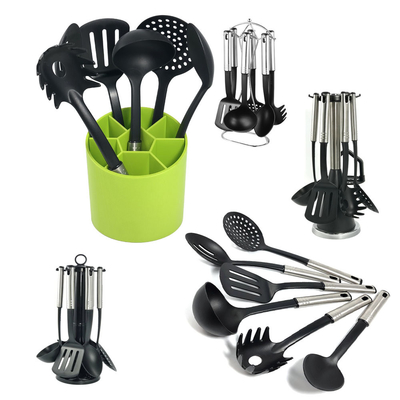 Set di utensili da cucina in nylon da 7 pezzi Accessori da cucina per cucinare senza sforzo