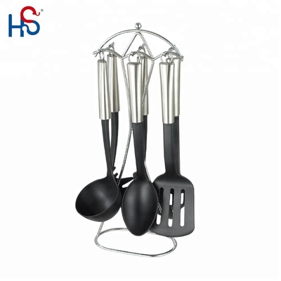 Set di utensili da cucina utensili da cucina di plastica utensili da cucina in nylon resistenti al calore