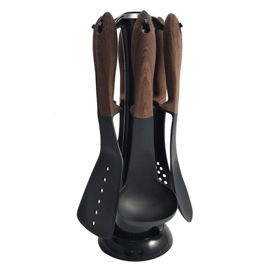 Set di utensili per utensili da cucina sostenibili non appiccicosi Accessori per gadget da cucina resistenti al calore