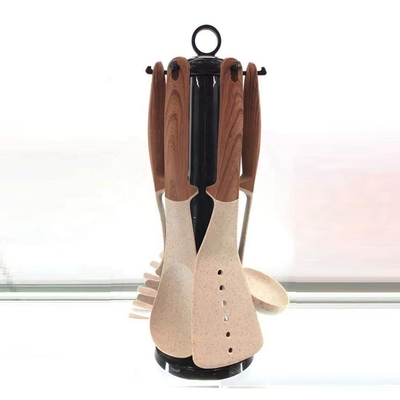 Set di utensili da cucina in nylon da nidificazione compatta Set di utensili da cucina ecologici